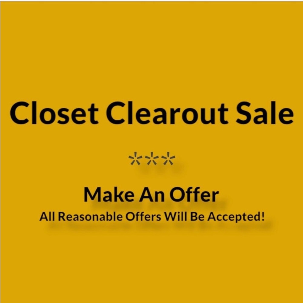 CLOSET CLEAROUT